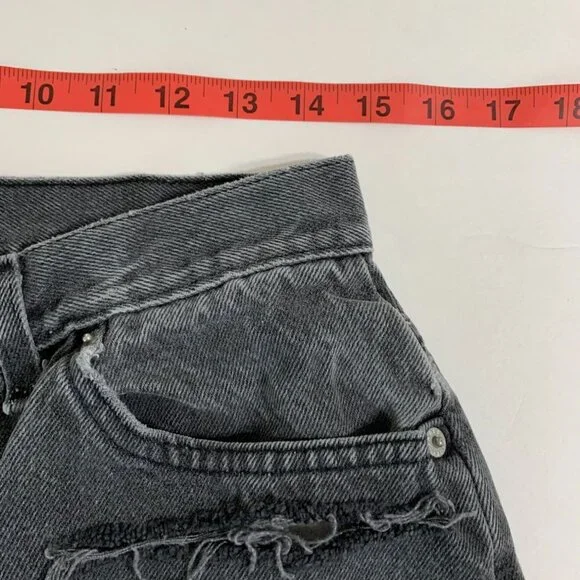 Faded Glory Shorts Gray Grunge, Goth, Punk - Picture 5 of 8